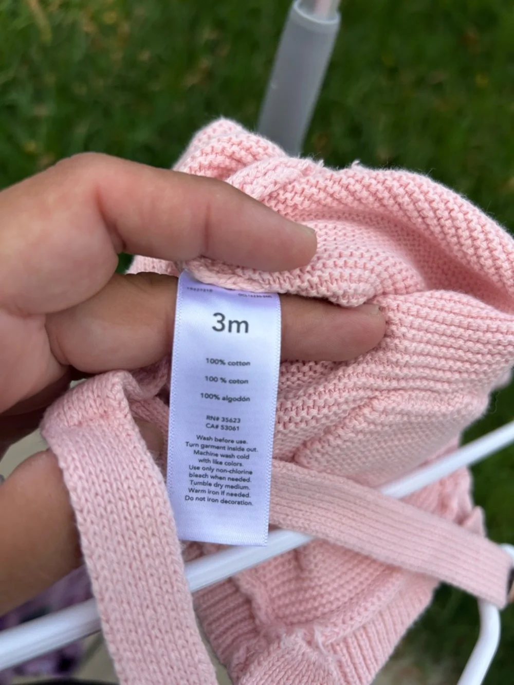 Carters soft pink